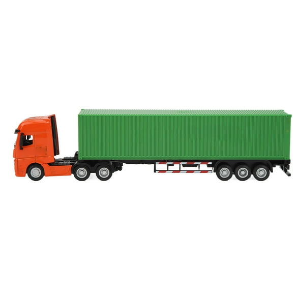 Container Truck Toy, Alloy ABS 1:50 Scale Container Truck Stimulation Detachable Long Hauler Tractor Trailer Toy For Indoor