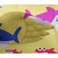 thumbnail image 5 of oneOone Viscose Chiffon Yellow Fabric Shark Print Kids Sewing Craft Projects Fabric Prints By Yard 42 Inch Wide, 5 of 6