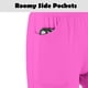 thumbnail image 5 of BIG ELEPHANT Pantalones Deportivos Ultra Suaves para Niñas, Pantalones Atléticos de Cintura Alta con Bolsillos, 3 Pzas (6-15 Años), 5 of 8