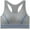 Gray, variant on Sports Bras for Women Cotton Racer Back Bra Stretch Pullover Workout Everyday Bras Medium Impact Supports Bralettes