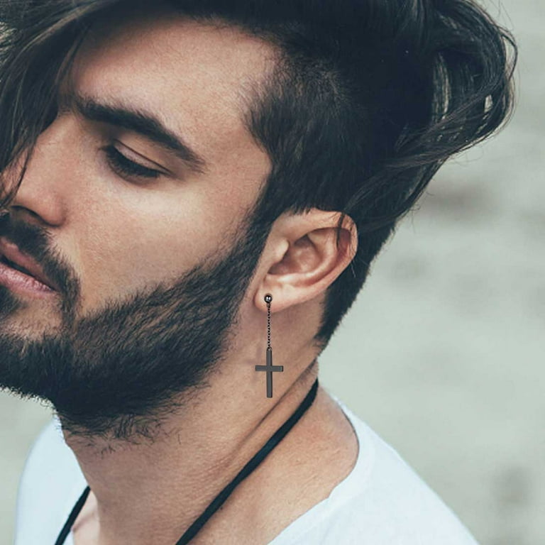 Boy clearance dangle earrings