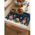 thumbnail image 4 of Christmas Snowflake Gnome Kitchen Placemat Christmas Dining Table Decor Table Mat Home Decor Bowl Cup Mat, 4 of 5