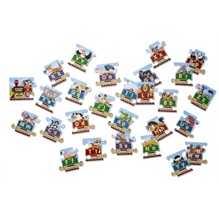 Melissa & Doug Alphabet Express Jumbo Floor Puzzle, 27 Pieces photo 4