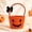 A, variant on Orange Halloween Decor Basket, Halloween Candy Storage Server Bucket, Trick or Treat Woven Pumpkin Candy Bucket, Boo Spooky Baskets, Jack O Lantern Baskets for Candies Storage Gift Baskets (A)