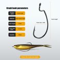 thumbnail image 4 of 61 Unids/set Señuelo Artificial Gancho Herramientas Engranaje Cebo Pesca Señuelos Accesorios, 4 of 6