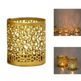thumbnail image 3 of Portavelas retro de hierro hueco, soporte vintage para velas de té. Style2, 3 of 8