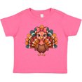 thumbnail image 3 of Inktastic Thanksgiving Turkey Female Girls Toddler T-Shirt, 3 of 5