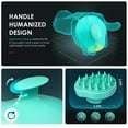 Hair Scalp Massager Shampoo Brush, Hair Scrubber Head Massager for Wet