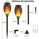 thumbnail image 3 of 4 Pack Solar Lights Outdoor, Solar Wall Light for Garden Decor, Waterproof Solar Powered Outdoor Lights, Mini Decorative Torch Lights for Garden, Pati, 3 of 5