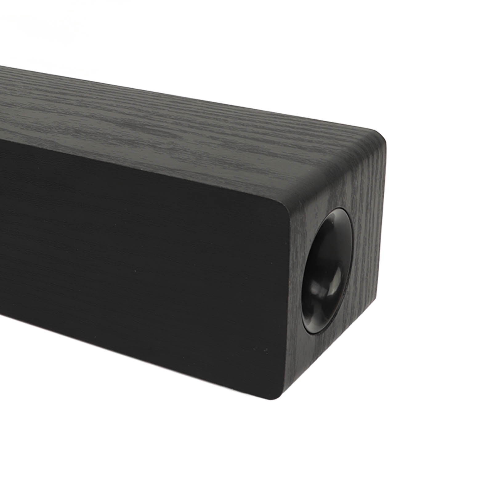 Yajisi M1 Portable Bluetooth Computer Speaker with High Power Subwoofer, FM Radio, U Disk Plug in, Built-in Battery, Black Wood Grain