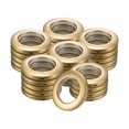 thumbnail image 1 of Uxcell Paquete de 25 Anillos de Metal, Diámetro Interior de 1-9/16" (40mm) Anillos de Acero Inoxidable para Corona Floral, Anillos Redondos Suaves para DIY/Bolso/Collar [Dorado Mate], 1 of 1