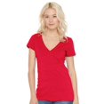 thumbnail image 4 of Next Level 6640 Women's CVC Deep V Tee, 4 of 5