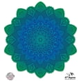 thumbnail image 1 of Detailed Mandala Beautiful Flower Design - 5" Vinyl Sticker - For Car Laptop I-Pad - Waterproof Decal, 1 of 1