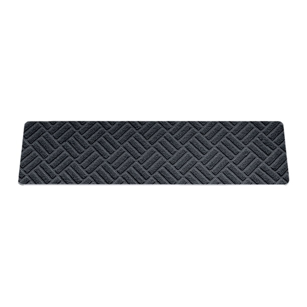 Yhmxh Tapetes antideslizantes para escaleras de 8 x 30 pulgadas, alfombra antideslizante para interiores, para niños, ancianos y mascotas, con adhesivo reutilizable, fácil de limpiar.