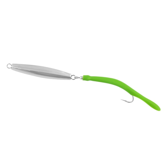 Tsunami Diamond Jig Fishing Lure – Green Tube Tail