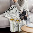 thumbnail image 3 of Panda Blanket Soft Cozy Warm Throw Blanket for Couch, Plush Fuzzy Flannel Fleece Blankets for Sofa, Country Animal Sit on Toilet Daisy Oil Painting Bed Blankets Lightweight Gifts for Women, 50"x80", 3 of 9