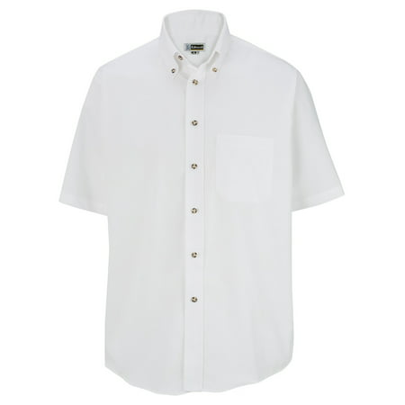 Ed Garments - Men's Big And Tall Button Down Poplin Shirt, WHITE, 5XLT ...