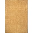 thumbnail image 2 of nuLOOM Kara Solid Shag Yellow 2' 8" x 8' Casual Runner Rug, 2 of 2