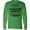 Kelly Green, variant on Inktastic My Mom is a Respiratory Therapist and a Hero Long Sleeve T-Shirt