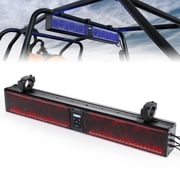 KEMIMOTO Universal 33 in 600W Louder RGB UTV Sound Bar Waterproof Bluetooth SXS Speakers