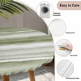 thumbnail image 6 of Sage Green Stripes Fitted Tablecloth with Elastic Edged, Round Table Cloth for Dining Table, Watercolor Gradient Abstract Striped Waterproof Oil Proof Table Cover for Indoor Outdoor 36"-44", 6 of 8