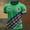 Green, variant on 2026 New USA Soccer Jersey T-Shirt, United States Jersey Soccer, USA Team Pattern Crew Neck Short Sleeve Athletic Casual Football Top for Adult(Earthy Yellow, XL)