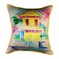 thumbnail image 2 of Betsy Drake HJ231 Coussin Décoratif Jaune W. Palm Hut - 16 x 20 Po, 2 of 4
