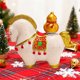 thumbnail image 1 of Adorno navideño de caballo de resina | Figura decorativa navideña roja y blanca | Mueble de TV moderno para sala de estar | Idea de regalo festivo | Elegante decoración invernal para el hogar, 1 of 6