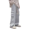 thumbnail image 1 of Pantalon Cargo en Denim Style Rue avec Multiples Poches pour Homme, Tenue Décontractée d'Extérieur au Quotidien, 1 of 3