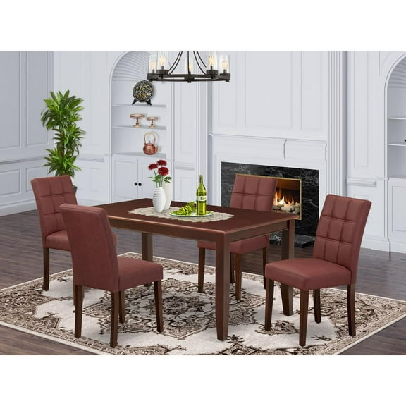 East West Furniture 5 Piece Dining Set