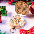 thumbnail image 6 of Enjoy , Compass Copper,Gift for Children Camping Hiking Pocket Portable Compass,Mother to Son, 6 of 8