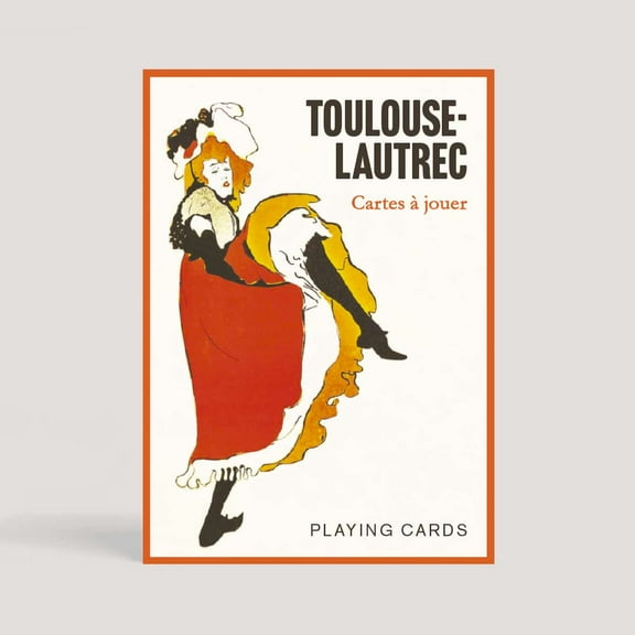 Toulouse Lautrec (Paris, Moulin Rouge) Playing Cards by Piatnik