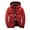Red Coat For Man, variant on LpwkSSA Men's Winter Windproof Padded Coats Parkas Casual Solid Color Hooded Zipper Jackets with Pockets Long Sleeve Cardigan Eiderdown Coat Black XXL