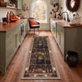 thumbnail image 2 of GENIMO 5'x7' Halloween Area Rug for Living Room, Washable Non Slip Soft Vintage Pumpkin Indoor Rug for Bedroom Dining Room Home Office, Antique Moss, 2 of 6
