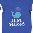 thumbnail image 4 of Inktastic Just Arrived Baby Boy Whale Boys Baby Bodysuit, 4 of 5