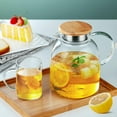 thumbnail image 3 of Large Glass Teapot with Infuser, Stovetop Safe, 68 fl oz Glass Tea Kettle, 3 of 7