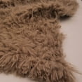 thumbnail image 3 of FREE SHIPPING!!! Mocha Flokati Curly Faux Fur Cuddly Fabric, DIY Projects by Half Yard, 3 of 3