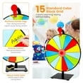 thumbnail image 4 of LNGOOR Roue de Prix Bricolage Roue Rotative Interactive avec Gomme de Tableau et Stylo Roulette de Table Effaçable pour Maison Salon Professionnel Carnaval Fête, 4 of 10