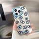 thumbnail image 1 of Funda De Teléfono De Plata De Hierro Caliente Para iPhone 11 14 Plus 12 13 Pro Max Moda Ojos De Pantalla Completa De Transparente Cubierta De Protección, 1 of 4
