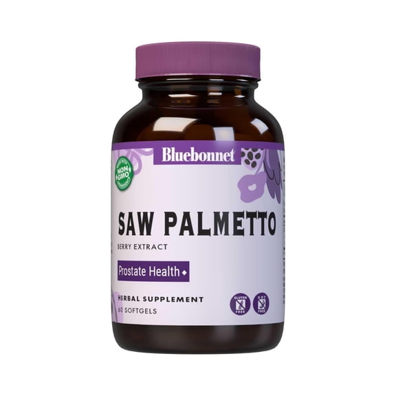 Bluebonnet Nutrition Extra Strength Saw Palmetto Berry Extract Supplement, 60 Count