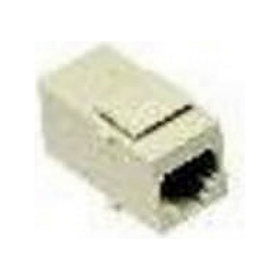 IEC RJ1106F-F-MT RJ11 6 Position Keystone Connector Female to Female Ivory