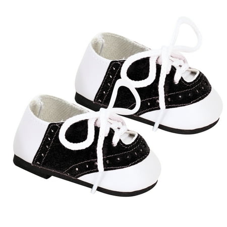 

Sophia’s Saddle Shoes for 18” Dolls Black/White