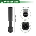 thumbnail image 4 of Herramienta de socket de impacto universal Unique Bargains 128mm de acero aleado duradero negro 1 pieza 6 puntos 14mm para reparación de automóvil, motocicleta, dirtbike 1/2 pulgada de transmisión, 4 of 7