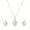 Multicolor-B, variant on TIMIFIS Earrings Ladies Fashion Jewelry Diamond Necklace Earrings Set ummer