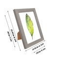 thumbnail image 6 of 5x7 Wooden Picture Frame - Rustic Pine Wood Frame with Glass for 5x7 Photos - Wall Mount or Tabletop Display - 8.2x6.2 Inch - Graduation Wedding Anniversary Home Decor Gift, 6 of 8