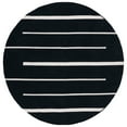 thumbnail image 3 of SAFAVIEH Montauk Oswald Geometric Striped Cotton Area Rug, Black/Ivory, 6' x 9', 3 of 9