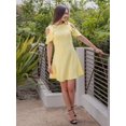 thumbnail image 2 of Womens Ruffle Cold Shoudler Dress, 2 of 10