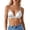 White, variant on Womens Wireless Triangle Bralette Plunge Unlined Seamless Bras No Underwire Comfortable Unpadded Everyday Bra