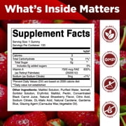 Vitamatic Sugar-Free Vitamin A 25000 IU Gummies, Natural Strawberry, 120 Count, 4.65 oz