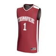 thumbnail image 2 of Youth GameDay Greats #1 Cherry Temple Owls Lightweight Basketball Jersey, 2 of 3